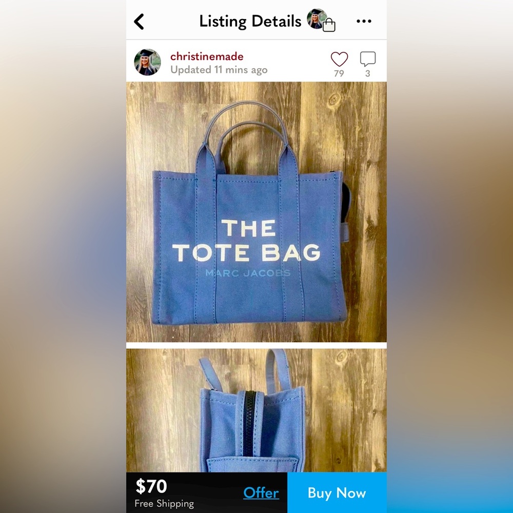 2nd Bag Posted from Scammer ChristineMade.  This is a scam.